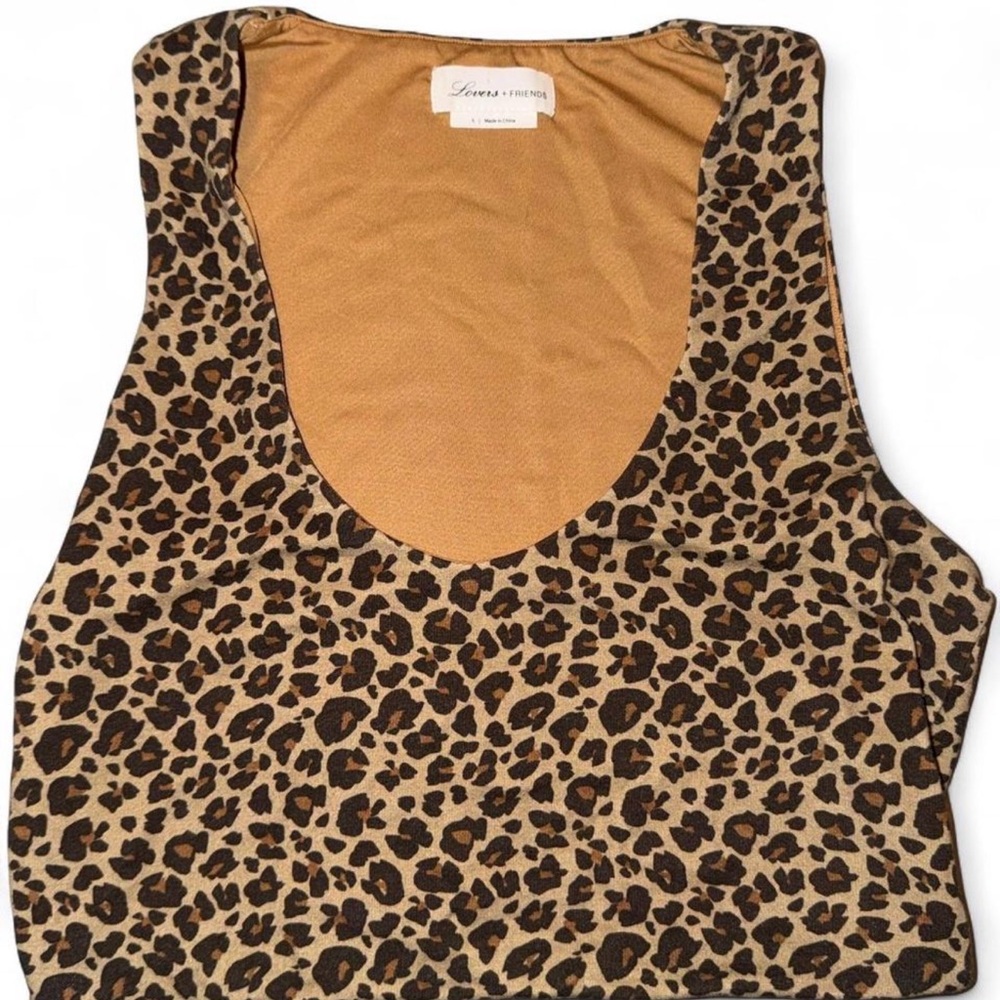 Leopard Print Crop Top